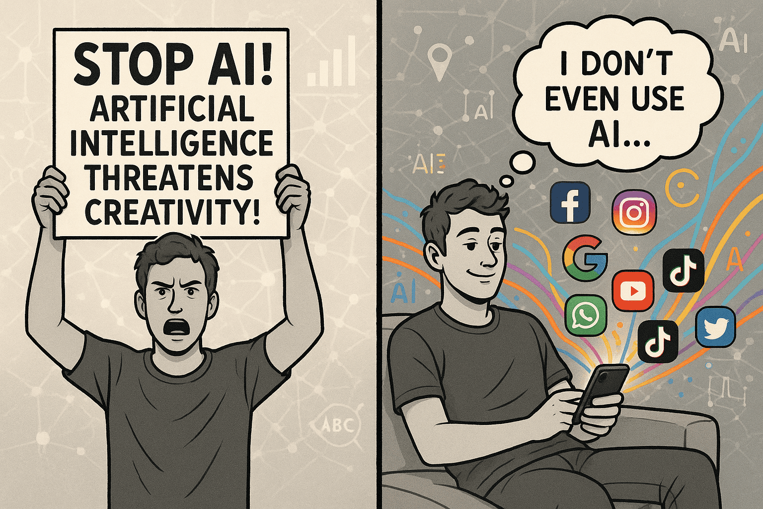 Are You Against AI? You've Been Using It for Years Without Even Knowing It - editorial artykuł w Stronghold Zine