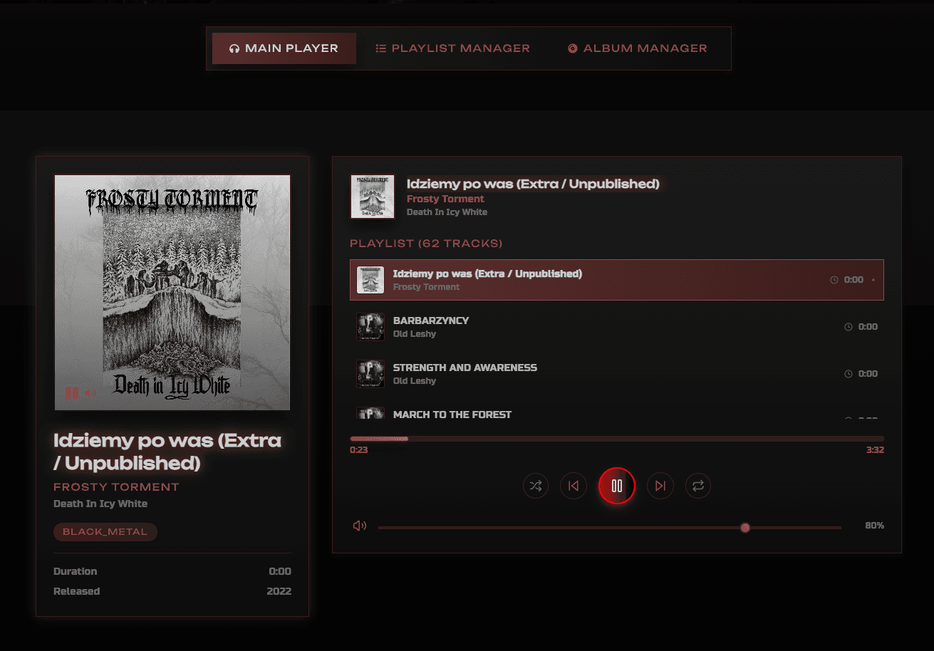 Unreleased Frosty Torment Track Now Available – Free for NFT Holders - news artykuł w Stronghold Zine