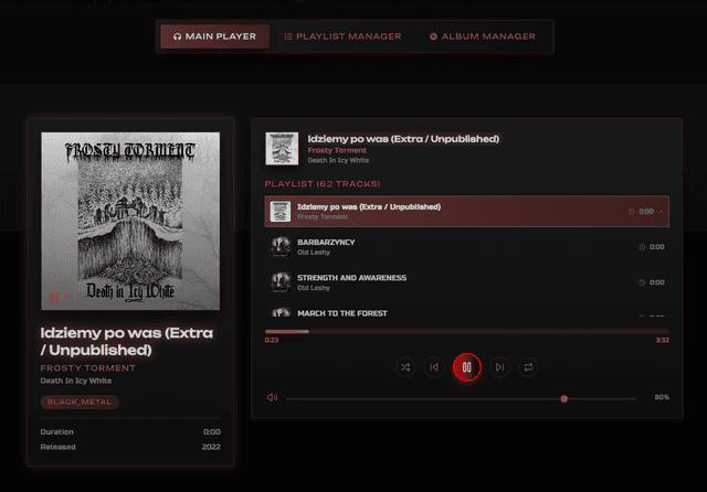 Unreleased Frosty Torment Track Now Available – Free for NFT Holders
